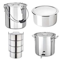 İmalatı paslanmaz çelik metalden yapılmış sanayi tipi sefer tasları krom inox yemek taşıma kazanları askeriye tipi kapaklı yemek karavanası termos görevi yapan çift cidarlı sıcak yemek nakil kazanları imalatçılarından en ekonomik fiyatlarıyla  en ucuz ye
