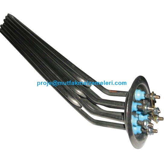 1000 tabak sanayi tipi bulaşık makineleri için üretilen 3x2500W eğri kazan ısıtıcısı, 45 cm boyu, yuvarlak sıvama flanşı ve İncolay malzemesiyle suyu hızla ısıtır. Kirece ve deterjana dayanıklıdır. Sepetinize ekleyerek hemen satın alabilirsiniz.