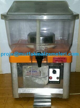 2.El Limonata Makinası:Büfeler için kullanılmış şerbet soğutma makinaları ikinci el şerbet soğutan set üstü şerbetlikler meyve suyu soğutma makineleri sahibinden temiz 2.el şerbetlikler limonata soğutma makinası ve 5-10-20 litrelik Senur şerbetlik satışı