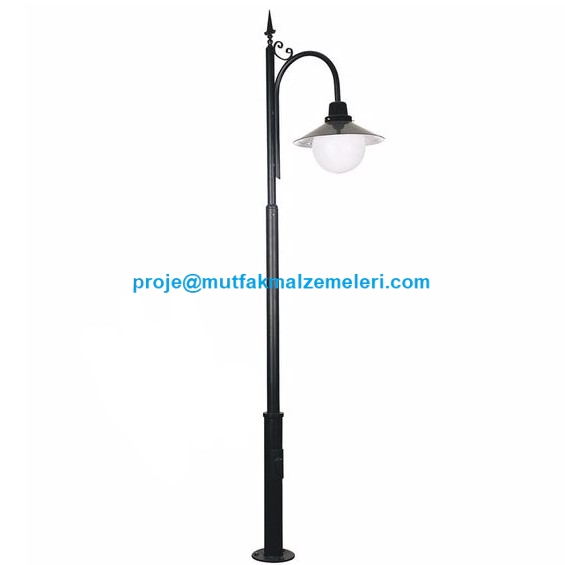 Park, site ve bahçelerinize şıklık katan 3 metre yüksekliğindeki ABS Sıvamalı Bahçe Aydınlatma Direği, metal üzerine ABS kaplama gövdesi ve polietilen camıyla zorlu dış mekan şartlarına karşı maksimum dayanıklılık sunar. E27 duy uyumlu uzun ömürlü çözüm.