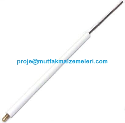 Alveo sanayi tipi fırınlara özel 20 cm porselen uzunluğu ve 12 cm metal uçlu otomatik ateşleme bujisi. Baklava, pizza, lavaş ve konveksiyonlu fırınlarda gazı güvenle ateşleyen yüksek ısıya dayanıklı porselen çakmak bujisi. Hemen sepetinize ekleyin.