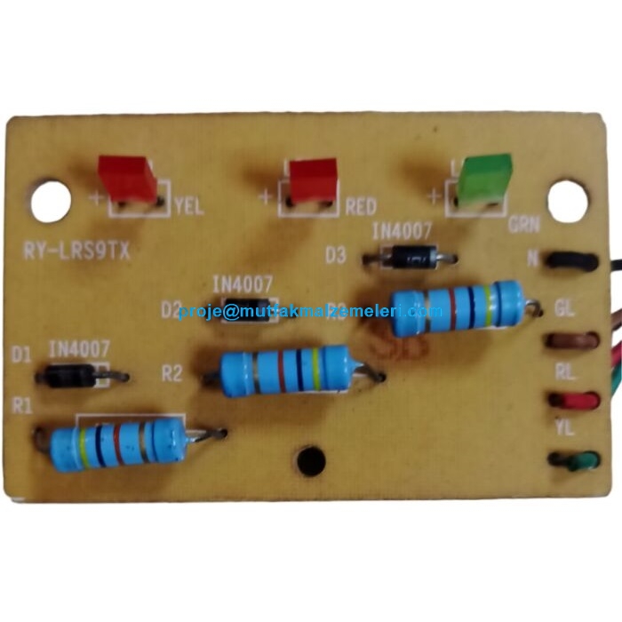 Arçelik su sebillerinde kullanılan, hem gösterge paneli hem de kumanda paneli işlevlerini tek başına üstlenen, cihazın soğutma ve ısıtma çalışma sistemlerini yöneten orijinal elektronik kontrol ve gösterge kartı.