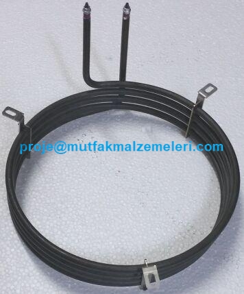 6000W gücünde, 220V ile çalışan, yuvarlak tasarımıyla konveyör bantlı pizza ve lahmacun fırınlarında kusursuz ısı dağılımı sağlayan, endüstriyel standartlarda üretilmiş orijinal fırın ısıtıcı rezistans.