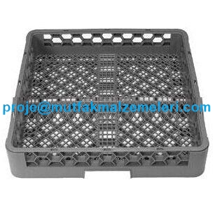 Özel plastikten imal edilen 50x50 cm düz kirli çatal kaşık basketi ile endüstriyel makinelerinizde uzun ömürlü kullanım sağlayın. 2 yıl garantili, deterjan asitlerine dayanıklı sanayi tipi düz bulaşık sepeti tüm Türkiye ye hızlı kargo fırsatıyla.