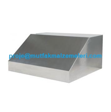 Sanayi tipi giyotin ve endüstriyel bulaşık makinelerinin üzerinde buhar ve nem tahliyesi amacıyla kullanılan 100x100x50 cm ebatlarında paslanmaz çelik davlumbazdır. Türkiye genelindeki 81 ile hızlı kargo ile güvenle ulaştırılır.