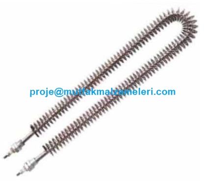 Kromlüks endüstriyel çamaşır kurutma makinelerinde kullanılan, 50 cm uzunluğunda, 1750W gücünde, U tipi serpantinli tasarıma sahip, yüksek ısı verimliliği sunan dayanıklı orijinal kurutucu rezistans.