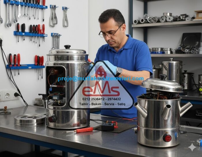 Arızalı çay ve kahve makinelerinizi uzman ellere teslim edin. Atölye odaklı çalışma prensibimizle gereksiz servis ücretlerinden kurtulun. İstanbul dışından kargo ile gönderilen tüm cihazlar bakımları yapılıp test edilerek geri gönderilir. Orijinal yedek parça.