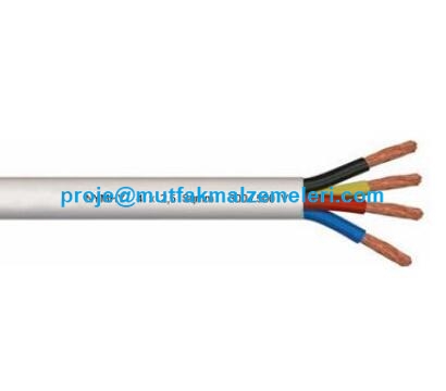 Dörtlü Kablo:Elektrik kablolarından olan bu 4x2,5 mm lik nymhy ttr dörtlü kablonun imalatı % 100 bakırdan 300/500 V olarak yapılmış olup sıkça tercih edilen dörtlü kablo çeşitlerindendir.4x2,5 mm lik dörtlü kablonun haricinde 0,50 0,75 2 4 ve 6 mm lik ka