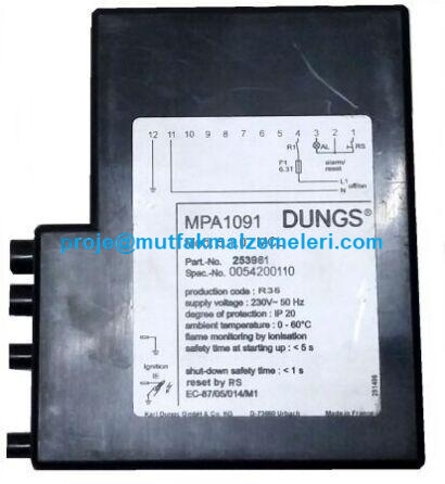 Sanayi tipi gazlı fırınların brülör sistemini kontrol eden bu elektronik beyin, Eurosit ve Minisit gaz grubu elemanlarıyla entegre çalışır. Fırınınızın ateşleme ve gaz kesme süreçlerini otomatiğe bağlayarak güvenli ve verimli bir pişirme ortamı sunar.Dun
