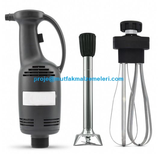 13000 RPM devirli, ergonomik tutuşlu ve Easy Lock sistemli profesyonel mutfak mikseri. Sos ve püre hazırlığı için ideal sanayi tipi ekipman. #ElBlenderi #Paslanmaz