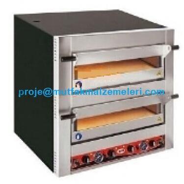 84x126x82 cm dış ölçülere sahip 185 kglık elektrikli pizza fırını, özel pişirme taşı ve ısı yalıtımıyla enerji tasarrufu sağlar. Paslanmaz ön panel ve 15 yıl yedek parça garantisiyle Türkiye nin 81 iline güvenli sevkiyat ve servis desteği.
