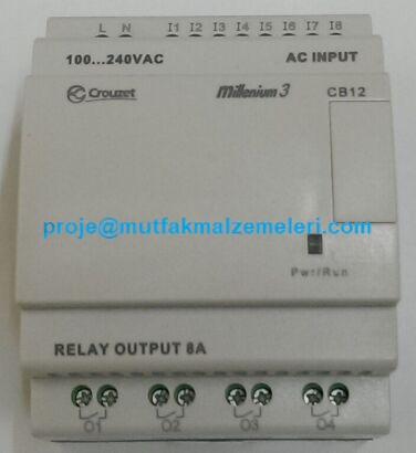 Empero konveksiyonlu fırın CB12 model elektronik kontrol beyni, kumanda rölesi. Crouzet Millenium özel yazılımlı fırın kartı. Sanayi tipi fırın yedek parçası. Fanın dönüşünü, pişirmeyi kontrol eder. Empero Fırın Beyni:Empero konveksiyonlu fırınlarda kull