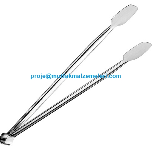 Kaliteli paslanmaz çelik malzemeden imal edilmiş, 32 cm ideal uzunluğa sahip No:3 sanayi tipi büfe, kantin ve pleyt ızgara maşasıdır. Yoğun köfte, tost, sucuk çevirimine uygun bu profesyonel ekipman, Türkiye nin 81 iline kargo ile sevk edilir.