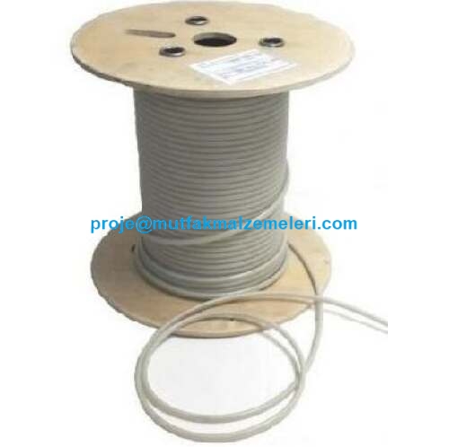 Kesilebilir Yassı Kablo Rezistans. Silikon izoleli, 10 Watt/Metre ısıtma gücü. Çanak anten buz çözme, buzdolabı defrost ve tesisat sayaç donma önleyici olarak kullanılan esnek kablo tipi ısıtıcı. #KabloRezistans #KR10W #IsıtıcıKablo #BuzÇözücü #DonmaÖnle