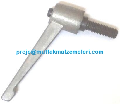 Empero markalı küçük boy kıyma makineleriyle tam uyumlu, gıdaya uygun alüminyum döküm boğaz sıkma kolu. Ergonomik tasarımı ve dayanıklı metal yapısıyla endüstriyel mutfakların vazgeçilmez yedek parçası. #kıymamakinesi #yedekparça #empero #mutfak, Kıyma M