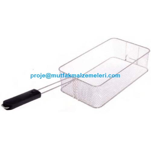 İmalatçısından sanayi tipi kaliteli inox krom balık sosis fritözü sepetleri modelleri köfte patates kızartmaya uygun paslanmaz çelik fritöz sepeti fabrikası üreticisinden toptan endüstriyel krom çelik büfe fritözü sepeti satış fiyatları listesi