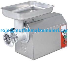 Sustalı kolay sökülebilir haznesiyle tam hijyen sağlayan EMP.12.02.P modeli, 0.55 kW gücündeki motoruyla dakikada 1400 devir hız sunar. El koruma ünitesiyle güvenli çalışma sağlayan bu kompakt makine, paslanmaz ayna, bıçak ve helezon grubuna sahiptir.