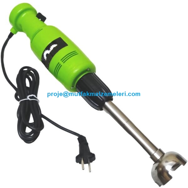 SM 141/15 Küçük Endüstriyel El Blenderi: ABS plastik gövde, paslanmaz çelik parçalayıcı uç, 150 Watt güç ve 13000 devir/dakika hıza sahip profesyonel çorba ve püre hazırlayıcı. #MutfakEkipmanları #Blender
