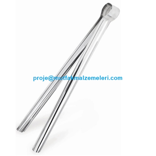 22 cm ölçüsündeki makarna servis maşası, spagetti ve makarna servisinde kullanılır. Otel, restoran, lokanta ve açık büfelerde servis işlemlerini kolaylaştıran pratik bir mutfak ve servis ekipmanıdır.