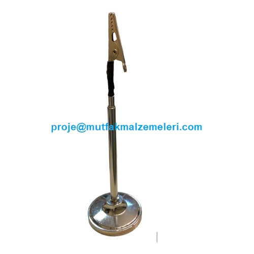 Masaüstü kullanımına uygun bu profesyonel numaratör, dayanıklı yapısı ve estetik duruşuyla işletmenizin prestijini artırır. En kısa haliyle 15 cm, en uzun haliyle 37 cm olabilen teleskopik yapısı sayesinde her türlü masa ve görüş açısı için tam uyumludur