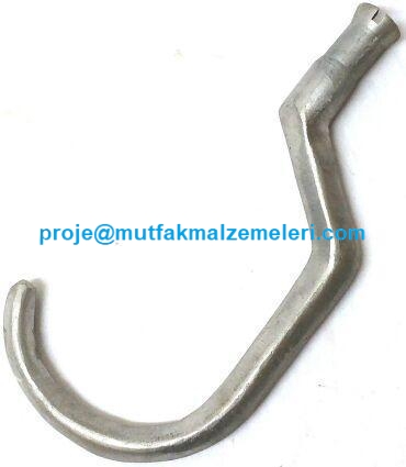 Kaliteli alüminyum döküm malzemeyle imal edilen tulumba tatlısı mikser orağı. Cıvık hamur karıştırma yaprakları ve endüstriyel mikser makineleri için tasarlanan bu parça ile mutfaklarınızda kusursuz performans sağlayın.
