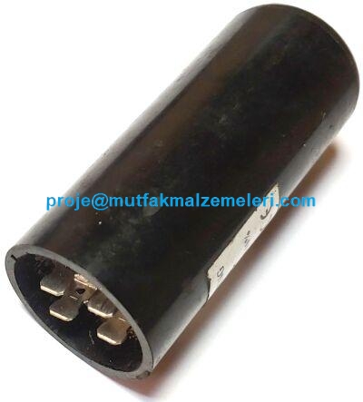 88-108 uF 220V AC monofaze motor kondansatörü; çöp öğütücüler, hamur mikserleri, salam dilimleme makineleri, su pompaları ve havalandırma motorlarında güvenli ilk hareket gücü sağlar. Yüksek torklu, dayanıklı ve uzun ömürlü kalkış kapasitörüdür.