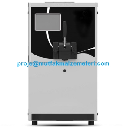 Kafeler ve pastaneler için üretilen set üstü otomatik dondurma makinesi; 9 litrelik haznesi, 2.4 kW düşük enerji tüketimi ve homojenlik sağlayan mikseriyle en sıcak havalarda bile kusursuz soft dondurma ve frozen yogurt üretir. 81 ile güvenli teslimat.