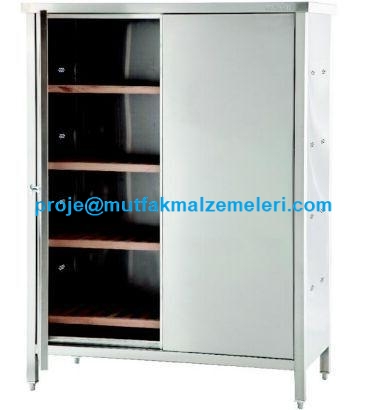 Kaliteli krom paslanmaz çelikten 2 kapılı ve 4 ahşap ızgara raflı olarak imal edilen, kırıntı tablası ve havalandırma delikleri bulunan 125 kg ağırlığında orijinal sanayi tipi hijyenik ekmek dolabıdır.