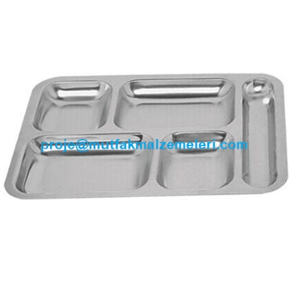 Kantin, okul ve şantiyeler için üretilmiş, darbelere dayanıklı paslanmaz çelik tabldot tabağı. Hijyenik yapısı ve 29x37 cm ideal ölçüleri ile toplu yemek servislerinde en yüksek performansı sunar. Türkiye’nin her yerine hızlı kargo imkanı!