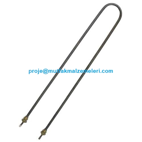 Endüstriyel pizza fırınları için 55x9 cm ölçülerinde yüksek kaliteli pişirme fırını rezistansı. Yüksek sıcaklıklara dayanıklı boru yapısı ile fırın içi ısıyı eşit yayar. Taş tabanlı ve katlı pizza fırınları için uzun ömürlü ısıtıcı yedek parça çözümü.