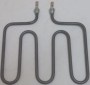 23x18 cm ölçülerinde, 5 cm çıkış ucu açıklığına sahip, 1500W gücündeki sulu tip profesyonel benmari ısıtıcı rezistansının, yüksek ısıya dayanıklı yapısını ve bağlantı noktalarını gösteren detaylı yakın çekimi.