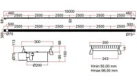 AISI 304 paslanmaz çelikten üretilen 16 metre süzgeçli yer gideri; %0,06 sabit eğimli kademeli kanalı, koku ve haşere önleyici süzgeçli sifonu ve petek ızgarasıyla fabrikalarda maksimum hijyen sağlar. Sepete ekleyerek kargo avantajıyla hemen satın alın!