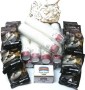 Kurumsal toplantı, fuar ve seminerler için hazır kahve içme seti. 180 cc karton bardak ve 3 gramlık stick şekerlerle takım halinde sunulan 7 kg kahve+krema karışımı. Sadece sıcak su ekleyerek profesyonel hizmet sunmanızı sağlayan endüstriyel otomat malze