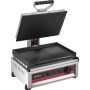 20 Dilim Sanayi Tipi Tost Makinesi: 500x480x320 mm ölçülerinde, paslanmaz çelik kasalı, döküm pişirme yüzeyli ve ısı yalıtımlı kulplu profesyonel tost pişirme cihazı. #EndüstriyelMutfak #TostMakinesi