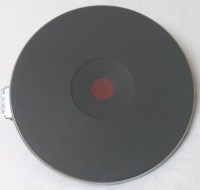 22,5 cm pleyt çapına ve 23 cm dış çapa sahip, 400V 2600W gücündeki orijinal Ego yuvarlak pleyt rezistansın teknik detaylarını, sağlam gövde yapısını ve montaj yüzeyini gösteren profesyonel yakın çekimi.