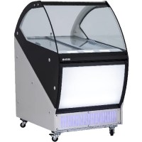 Temperli servis camına ve frenli-frensiz tekerlek donanımına sahip 6 kovalı dondurmacı reyonu teşhir dolabı. 81 vilayetteki tüm dondurma salonları ve kafelere kargo imkanıyla proje@mutfakmalzemeleri.com da.