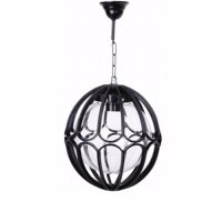30 cm eninde, 60 cm boyunda siyah renkli dekoratif dış mekan apartman avizesi. Şeffaf akrilik gloplu, metal askı aparatlı ve ABS gövdeli modern bahçe aydınlatma armatürü görseli. Park, site ve bina girişleri için uygun şık aydınlatma ürünü.