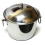 OZB-6301 Rakı Buzu Kovası: 12x9 cm ölçülerinde, yüksek kalite krom çelikten üretilen şık ve dayanıklı paslanmaz buz kovası. Hem ev hem işletmeler için en ucuz fiyatlı profesyonel çözüm. Hijyenik, kolay temizlenir ve masada yer kaplamaz.