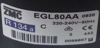 R134A gazlı, 220V ile çalışan ZMC EGL80AA buzdolabı ekovatı. Sanayi tipi buz makineleri ve derin dondurucular için özel olarak tasarlanmış profesyonel bir gaz devir daim motorudur. Yüksek verimli ve dayanıklı bir çözümdür.