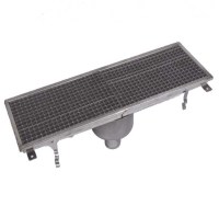 300x1805x145 mm ölçülerindeki cami tipi yer su tahliye ızgarası, meşakkatsiz kolay montajı ve yüksek süzme kapasitesiyle öne çıkar. DN50/DN70 PVC pimaş uyumludur. Cami, abdesthane ve çamaşırhaneler için ideal ürünü sepete ekleyerek hemen satın alın.