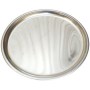 430 kalite parlak paslanmaz çelikten üretilmiş 29 cm yuvarlak sunum ve servis tabağı. Çay, kahve, meze ve pasta ikramlarınızda profesyonel şıklık sağlar. Leke tutmaz, hijyenik ve uzun ömürlü yapısıyla işletmeniz için idealdir.