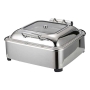 Elektrikli ısıtıcılı Gastronom chafing dish, yemeklerinizi sıcak tutar.