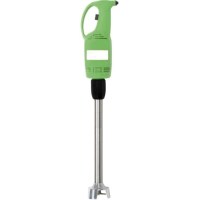 Mateka MX40 Combi profesyonel el blenderı ve çırpıcı seti; yeşil gövde tasarımı, paslanmaz çelik karıştırma kolu ve ergonomik tutuş sağlayan gövde yapısı ile endüstriyel mutfaklarda yüksek performans sergiler.