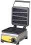 25x42x24 cm ölçülerinde paslanmaz çelik kasalı çubukta waffle makinesi; kalın döküm teflon kaplama pişirme yüzeyli, 1200W elektrikli profesyonel lolipop waffle hazırlama cihazı görseli. 2 yıl garantili sanayi tipi mutfak ekipmanı.