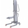 754x1130x1608 mm ölçülerinde, 350 kg kaldırma kapasiteli, ayak pompalı ve paslanmaz çelik döner şiş taşıma lifti görseli. Döner robotu ve ocakları için ergonomik kaldırma ekipmanı. #DönerLifti #Ergonomi