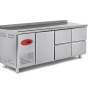 2550x700x850 mm ölçülerinde, 207 kg ağırlığındaki profesyonel tezgah buzdolabı; ozon dostu izolasyonu, GN 1/1 çekmeceleri ve düşük enerji tüketimi (0.21 kw) ile öne çıkar. Türkiye genelinde 81 ile güvenli paketleme ve kargo teslimatı ile gönderilir.