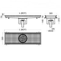 Kesimhaneler ve et tesisleri için üretilen 300x2068x215 mm yer sifonu; noktasal su tahliyesi sağlar ve koku önleyici sifona sahiptir. Katı madde korumalı, DN50 ve DN70 PVC uyumlu ürünü sepete ekleyerek kargo kolaylığıyla hemen satın alabilirsiniz.