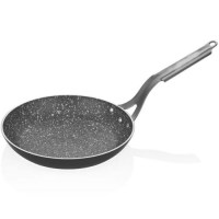 30 cm çapında ve 2,43 litre kapasiteli granit kızartma yapma tavası. 3,5 mm alüminyum gövde, 2 kat siyah non-stick ve 2 kat gri granit kaplama. Düz tabanlı, AG2 perçinli çelik saplı profesyonel tava. Kargo ile hemen satın alın.