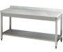 1600x700x850 mm ölçülerinde, altı raflı ve üstü Marmara mermer kaplı paslanmaz hamur hazırlık tezgahı. Arka sırt saclı, yüksekliği ayarlanabilir rotil ayaklı, 120 kg ağırlığında dayanıklı profesyonel pastane ve fırın tipi hamur yoğurma ve açma masası.