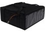 40x40 cm ölçülerinde, 12 volt rezistanslı ve Impertex kumaştan üretilmiş ısıtıcılı paket servis çantası. Motosiklet ve araç kullanımına uygun, ısıyı içeride hapseden özel yalıtımlı ve hijyenik sertifikalı profesyonel yemek taşıma ekipmanı.